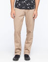 VOLCOM 
Frickin 
Modern 
Chino 
Mens 
Straight 
Leg 
Pants 
- 
Khaki