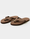 RAINBOW 
Leather 
Mens 
Sandals 
- 
Dark 
Brown