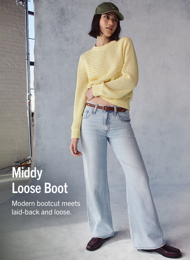 Middy Loose Boot Modern bootcut meets laid-back and loose