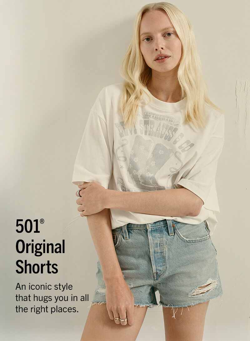 501 Original Shorts An iconic style that hugs you in all the right places.