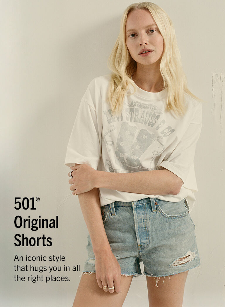 501 Original Shorts An iconic style that hugs you in all the right places.