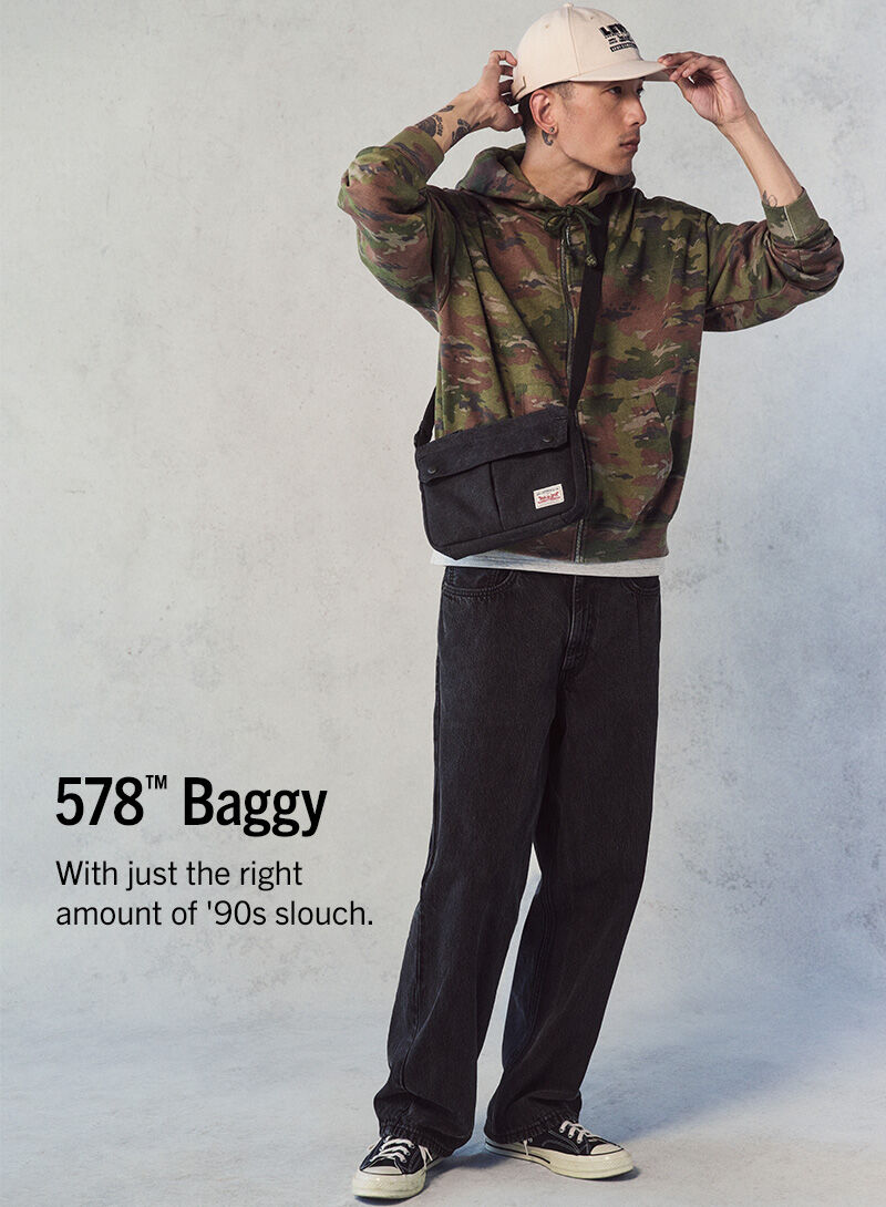 578 Baggy With just the right amount of '90s slouch.