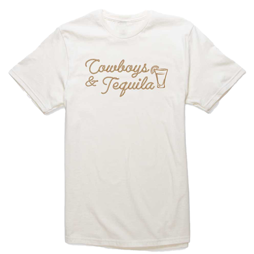 Western Cowboys and Tequila Rope T-Shirt