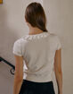 WEST OF MELROSE Collared Womens Cardigan image number 3