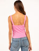 FULL TILT Essentials Lace Trim Womens Cami image number 3
