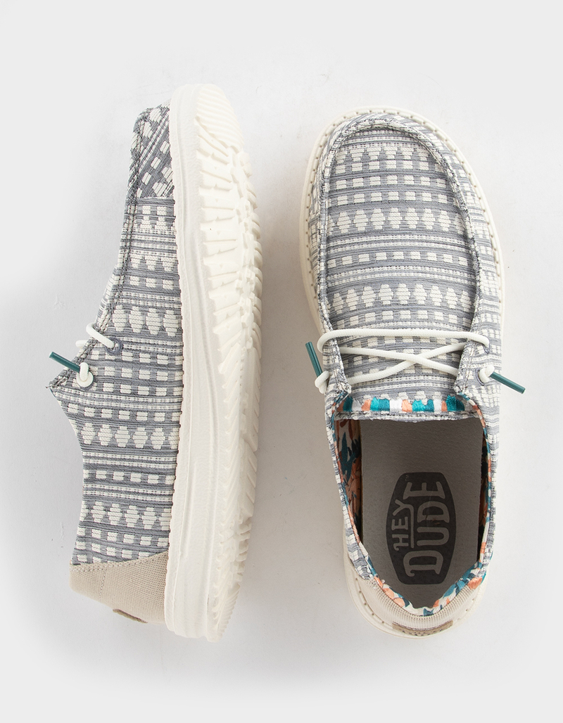 HEY DUDE Wendy Boho Embroidery Womens Slip On Shoes image number 4