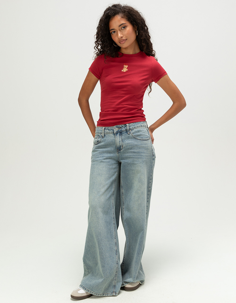 HAPPY CAMP3R Sweet Womens Baby Tee image number 4