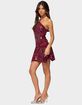 EDIKTED Adria Bead & Sequin Mini Dress image number 2