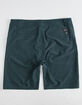 NITROUS BLACK Format Teal Blue Mens Hybrid Shorts image number 2