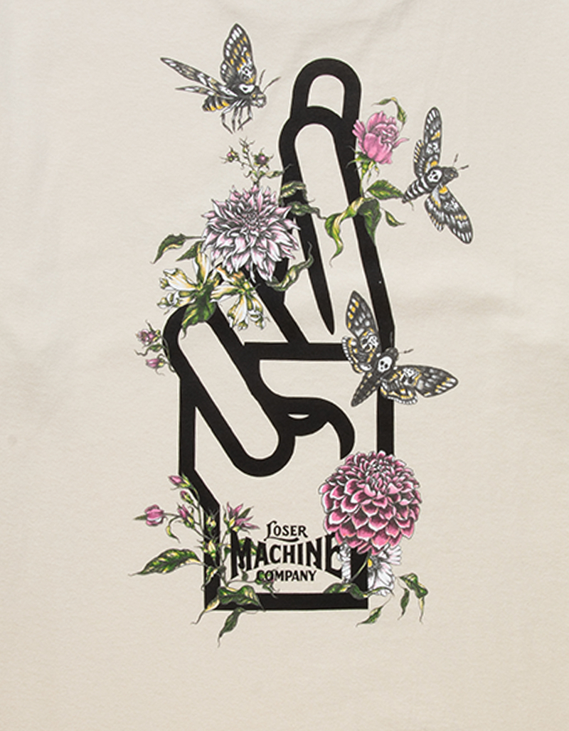 LOSER MACHINE Good Luck Death Moth Mens Tee image number 2