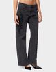 EDIKTED Rossa Beaded Low Rise Jeans image number 2