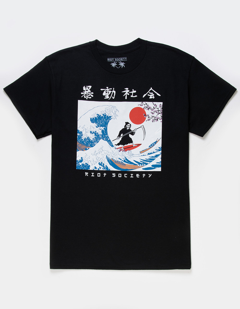 RIOT SOCIETY Grim Surfer Mens Tee image number 0