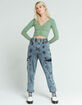 BDG Urban Outfitters Blaine Cargo Womens Acid Wash Skate Jeans image number 1