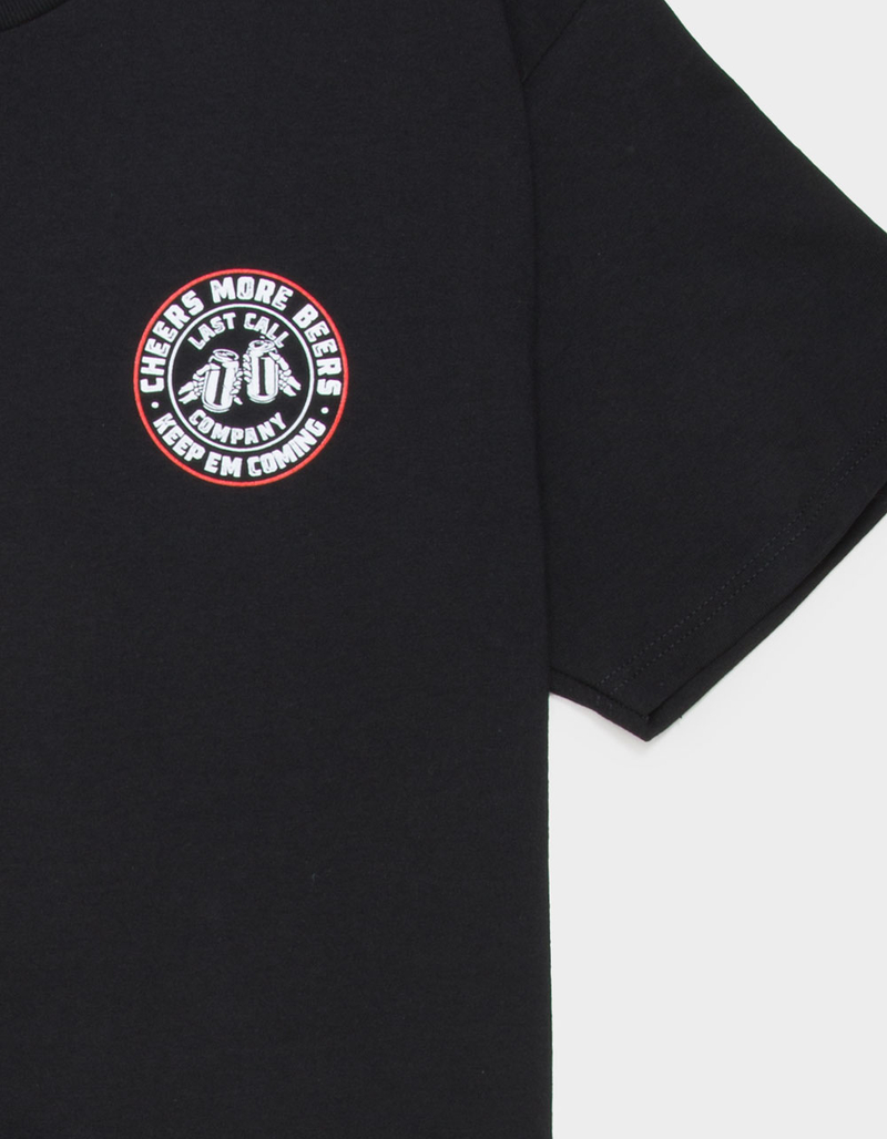 LAST CALL CO. Cheers Badge Mens Tee image number 3