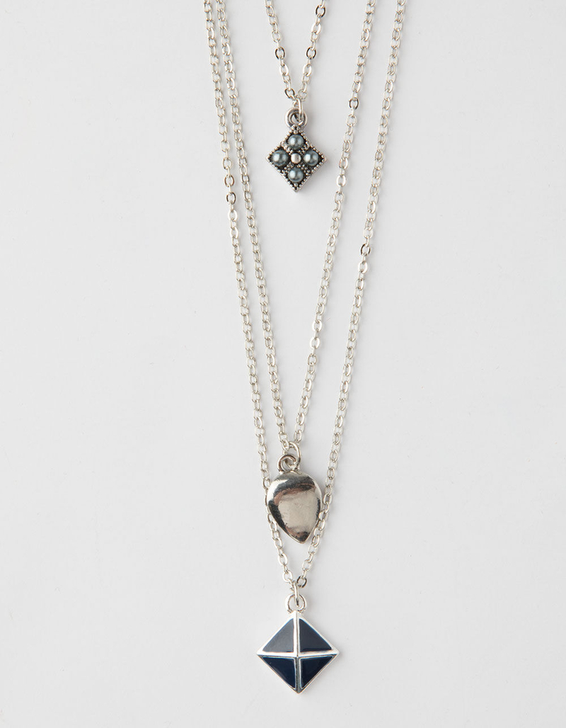 FULL TILT Triangle & Pyramid Necklace image number 1