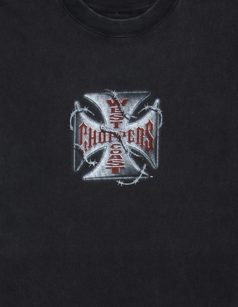 WEST COAST CHOPPERS Red Truck Mens Tee image number 2