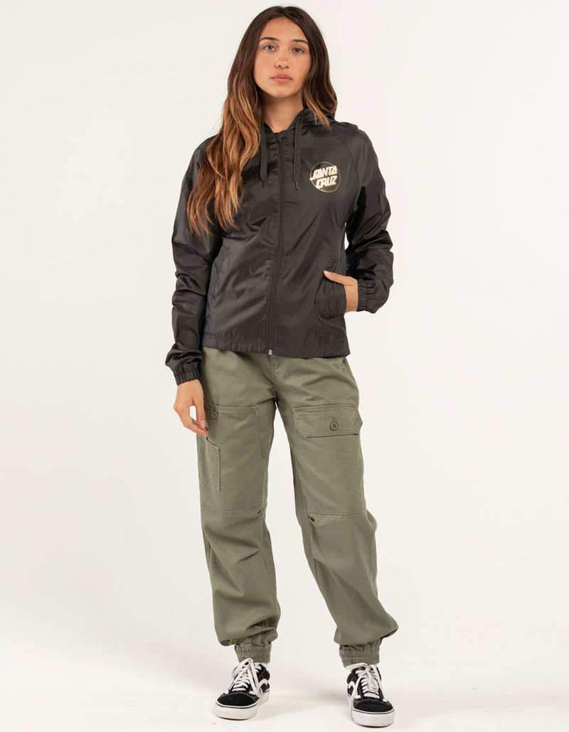 SANTA CRUZ Other Dot Womens Hooded Windbreaker Jacket  image number 3