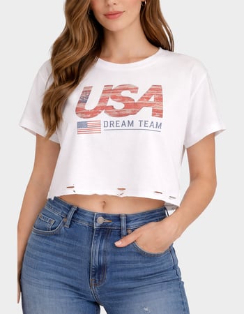 PRINCE PETER USA Dream Team Womens Crop Tee Primary Image