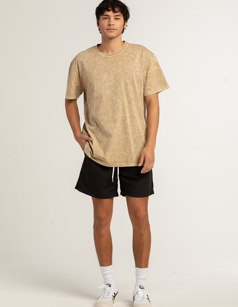 RSQ Mens Acid Wash Oversized Tee image number 3