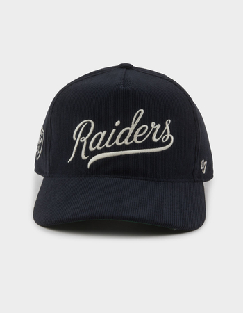 47 BRAND Las Vegas Raiders Golden Age Cord '47 Hitch Strapback Hat Alternative Image