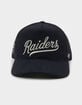 47 BRAND Las Vegas Raiders Golden Age Cord '47 Hitch Strapback Hat image number 2