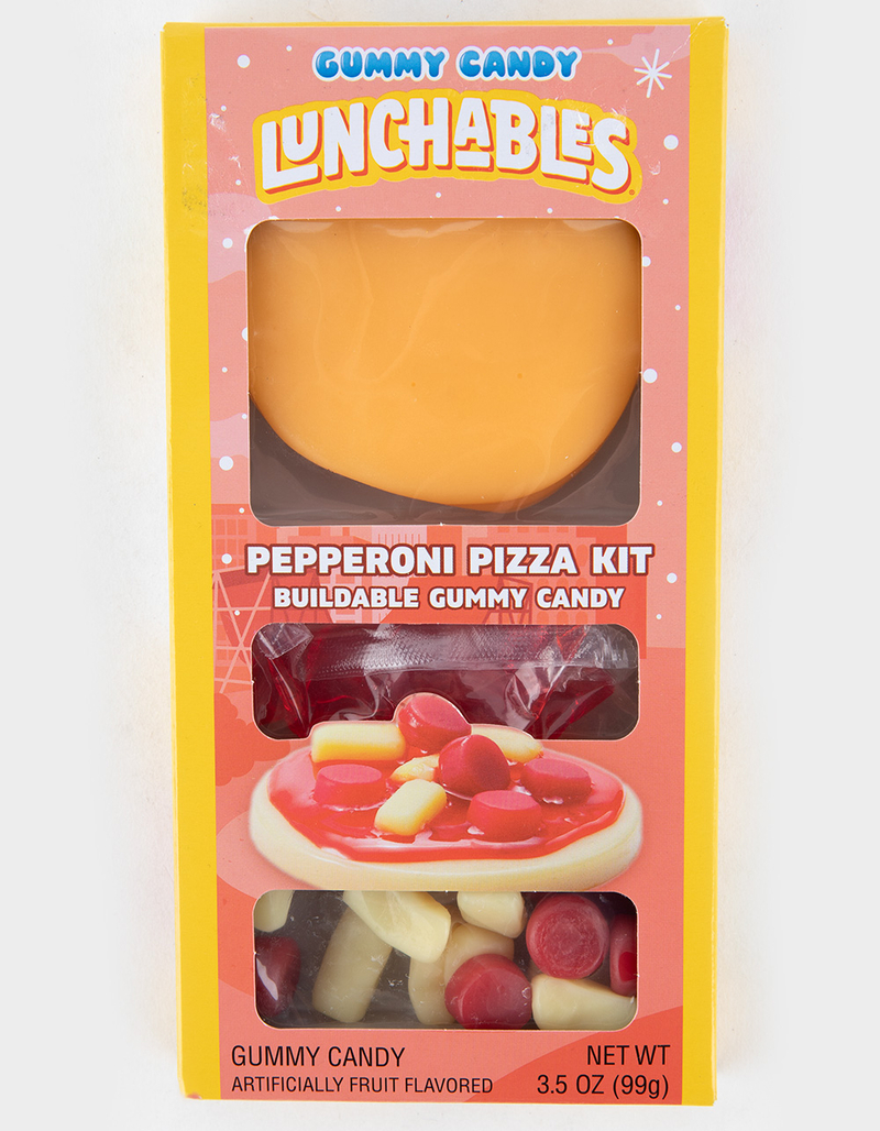 LUNCHABLES Pepperoni Pizza Buildable Gummy Candy image number 0