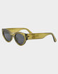 I-SEA Ashbury Sky Moss Green Polarized Sunglasses image number 1
