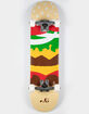 ENJOI Burger Time 7.3" Youth Complete Skateboard image number 1