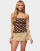 EDIKTED Polka Dot Built In Bra Tube Top image number 1