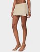 EDIKTED Goldy Metallic Knit Mini Skort image number 1