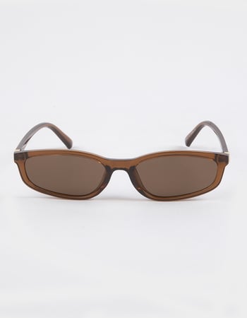 RSQ Rectangular Plastic Sunglasses Alternative Image