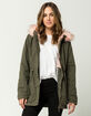 CI SONO Fur Trim Womens Parka Jacket image number 1