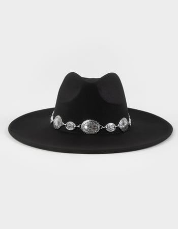Jessa Concho Flat Brim Womens Cowboy Hat Alternative Image