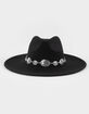 Jessa Concho Flat Brim Womens Cowboy Hat image number 2