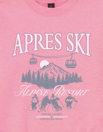 APRES SKI Alpine Resort Unisex Kids Crewneck Sweatshirt Alternative Image