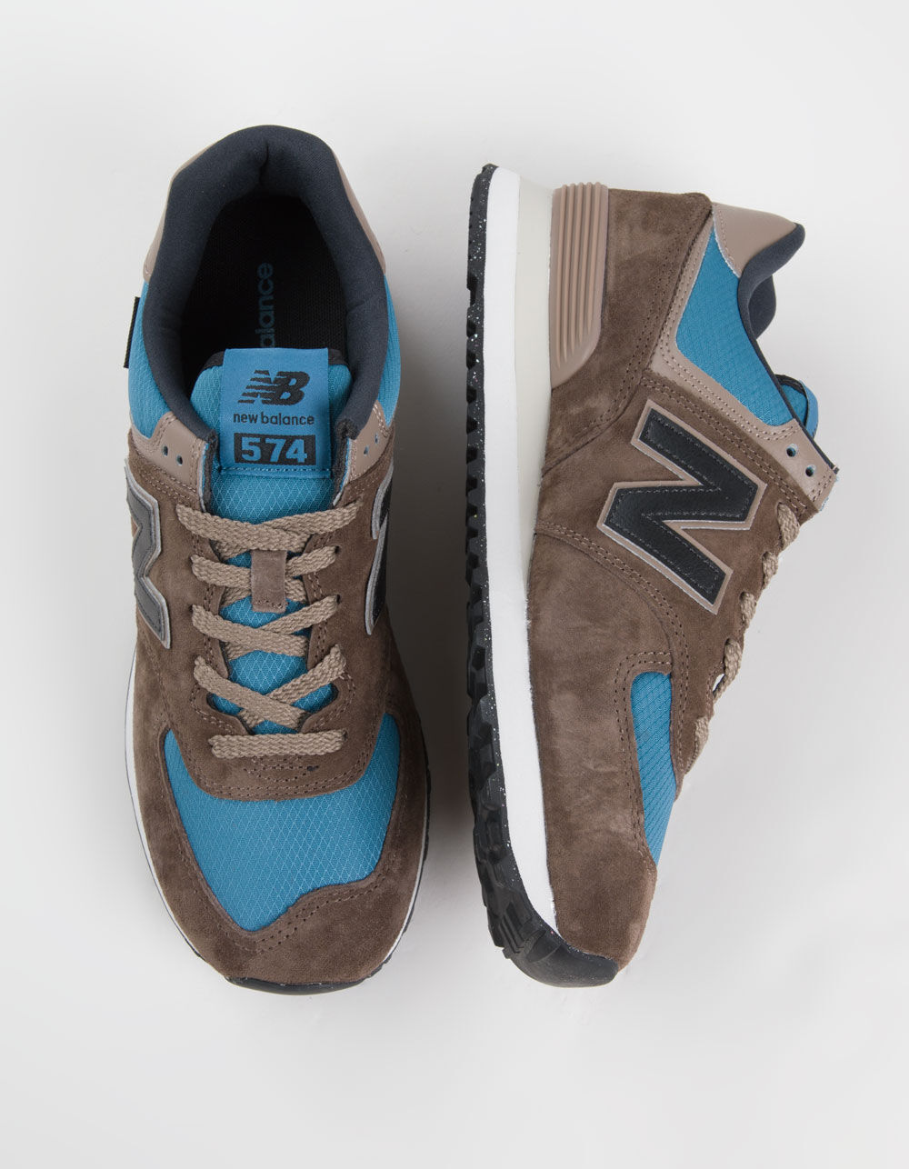 NEW BALANCE 574 Shoes - BROWN/BLUE | Tillys