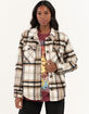 LOVE TREE Plaid Womens Shacket  image number 1