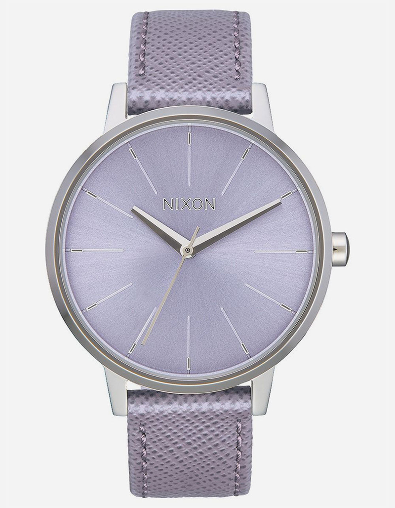 NIXON Kensington Leather Lavender Watch image number 0