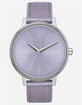 NIXON Kensington Leather Lavender Watch image number 1