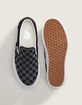 VANS Classic Slip-On Checkerboard Womens Platform Shoes image number 3