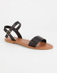 BAMBOO Ankle Strap Womens Sandals image number 1