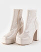 STEVE MADDEN Bianca Patent Platform Womens Boots image number 1