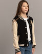 RSQ Girls Fleece Varsity Jacket  image number 4