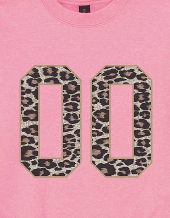 LEOPARD Double Zero Kids Unisex Crewneck Sweatshirt Alternative Image