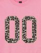 LEOPARD Double Zero Kids Unisex Crewneck Sweatshirt image number 2