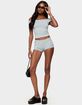 EDIKTED Neriah Grommet Off Shoulder Top image number 5