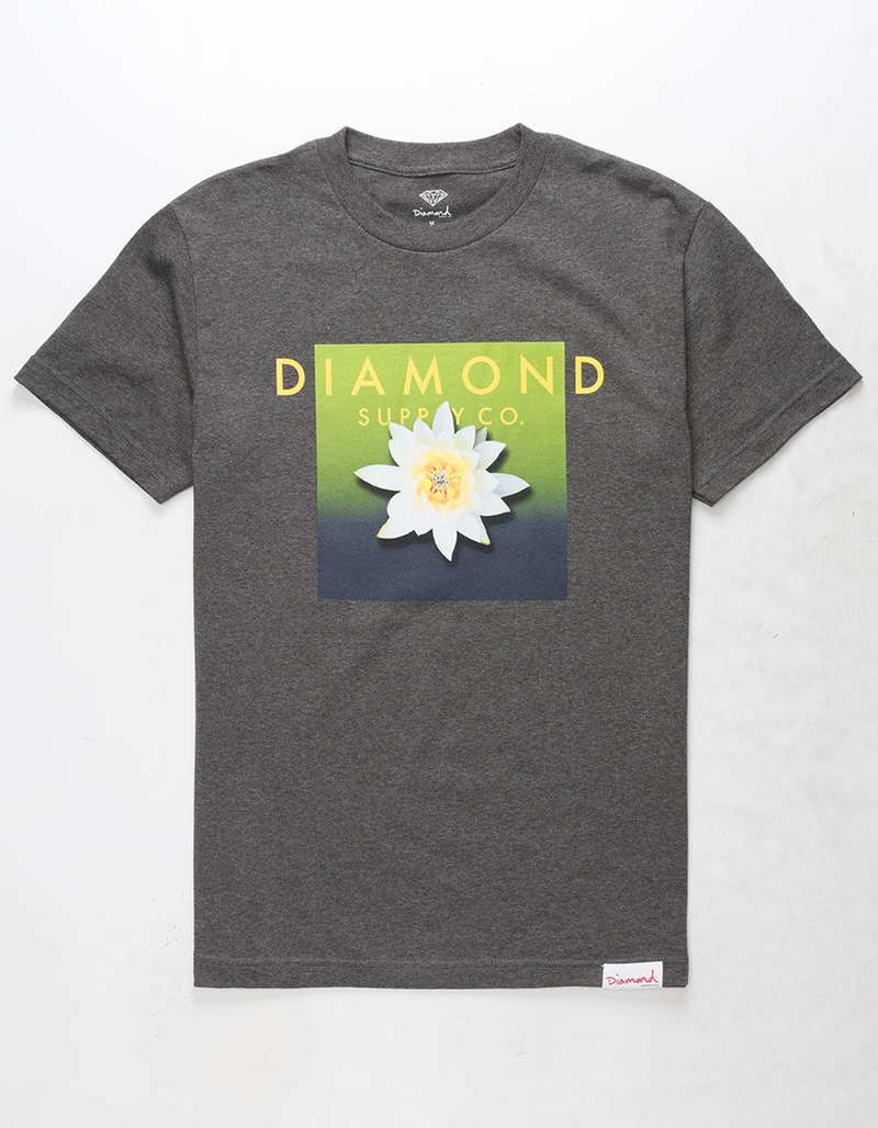 DIAMOND SUPPLY CO. Lotus Blossom Mens T-Shirt image number 0