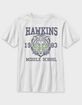 STRANGER THINGS Hawkins Tiger Unisex Kids Tee image number 1
