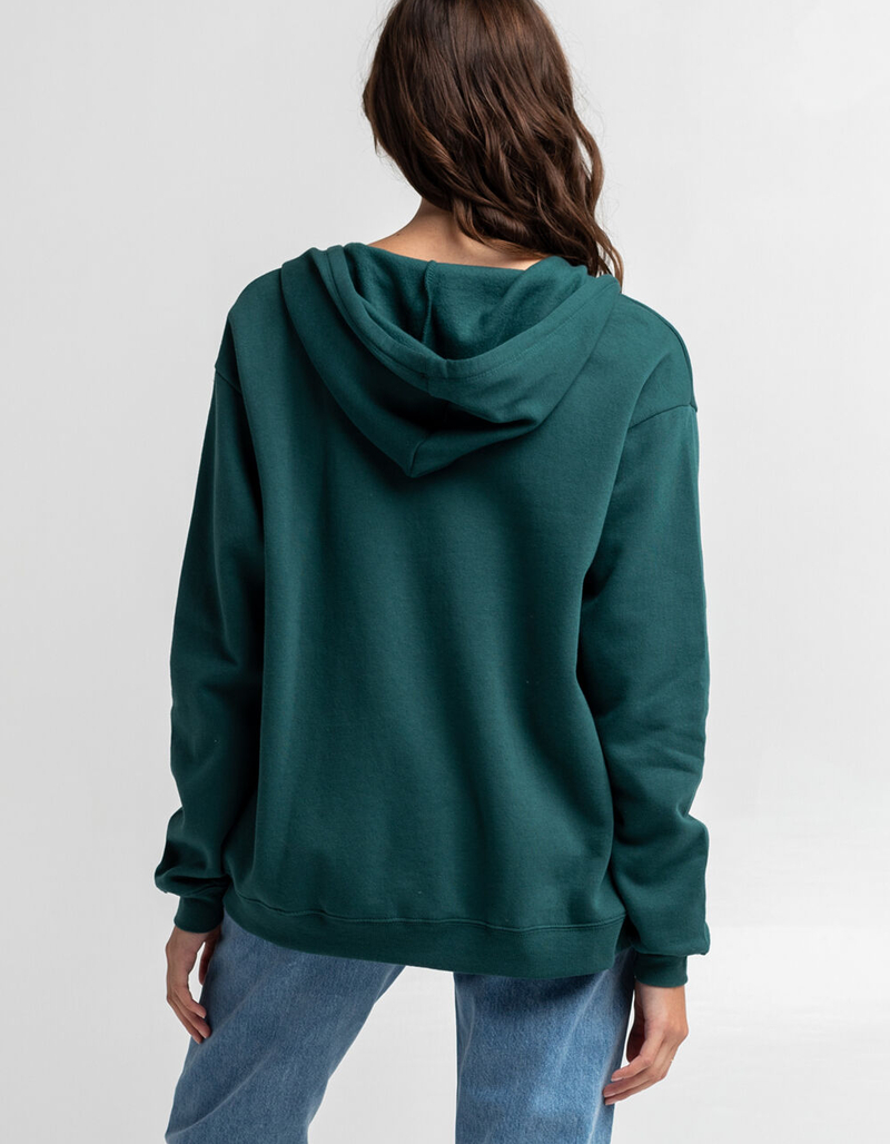 FULL TILT Womens Oversized Zip Hoodie image number 2