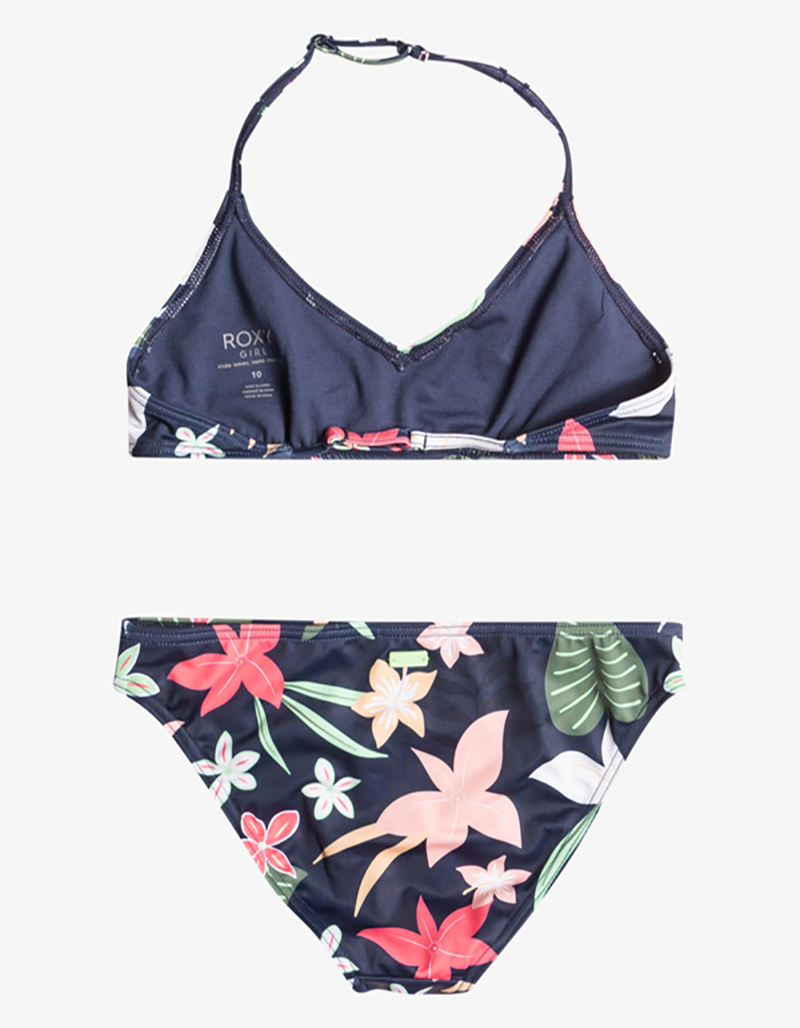 ROXY Vacay For Life Girls Triangle Two Piece Bikini Set image number 1